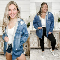 Women's denim jackets at Avery Mae Boutique
