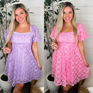 Tea Party Short Sleeve Avery Mae Dress - 2 colors!