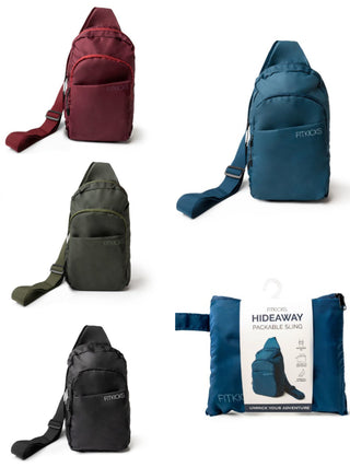 Hideaway Compact Sling Bag - 4 colors!