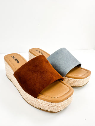 Wishful Thinking Faux Suede Wedges - Multiple Colors