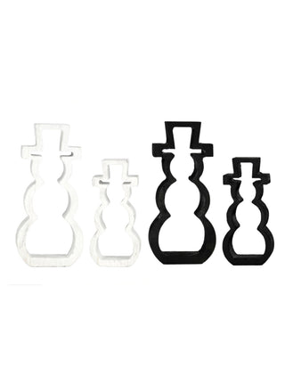 Become Friends Wood Snowman Shelf Sitter Set - 2 options!