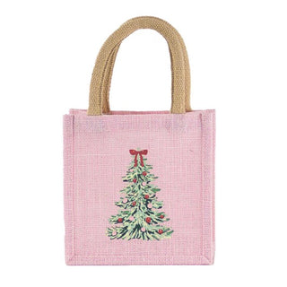Holiday Happiness Mini Jute Bag - 4 colors!