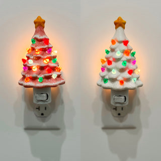 Light it Up Christmas Tree Ceramic Night Light - 2 options!