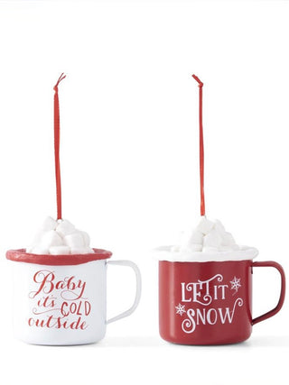 Sweet Sips Metal Ornament Set