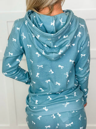 Answer the Call Cotton Blend Long Sleeve Teal Avery Mae Hoodie Sweatshirt