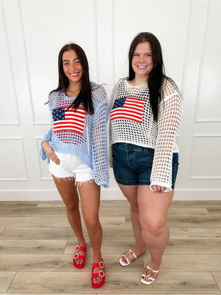 POL Riding in Freedom Cotton Blend Long Sleeve Hooded Sweater Top - Multiple Colors