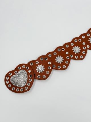 Extra Bling Faux Leather Belt - 5 colors!