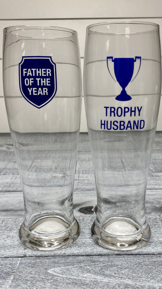 Just for Dad 26oz Pilsner Glass - 2 options!