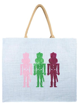 Holiday Haul Jute Tote Bag - 5 options!