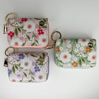 Blooming Faux Leather Wallet - 3 colors!