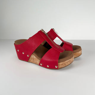 Corkys So Many Questions Faux Leather Wedges - 3 colors!