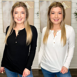 Results Are in Cotton Blend Long Sleeve Avery Mae Top - 5 colors!