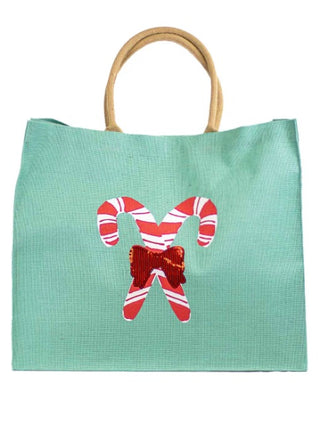 Holiday Haul Jute Tote Bag - 5 options!