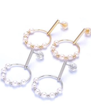 Miss Priss Pearl Drop Earrings - Multiple Colors