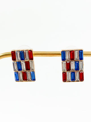 Boldly Bright Gold Stud Earrings