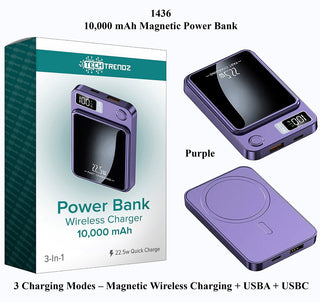 PRE-ORDER TECH 10,000 mAh Power Bank Wireless Charger