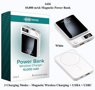 PRE-ORDER TECH 10,000 mAh Power Bank Wireless Charger