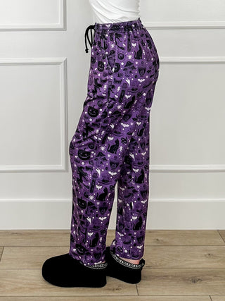 Michelle Mae The Witching Hour is Near High-Rise Lightweight Purple Bottoms