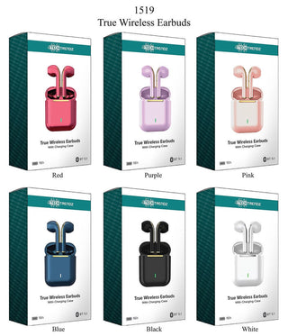PRE-ORDER TECH Metallic True Wireless Earbuds w/Case