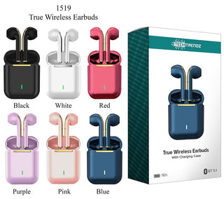PRE-ORDER TECH Metallic True Wireless Earbuds w/Case