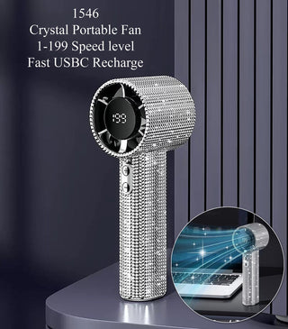 PRE-ORDER TECH Crystal Handheld Fan