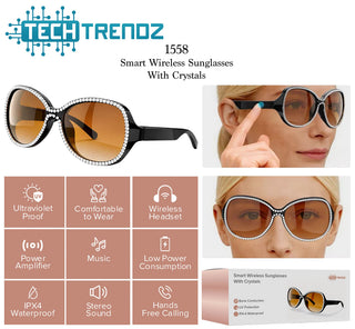 PRE-ORDER TECH Smart Crystal Sunglasses