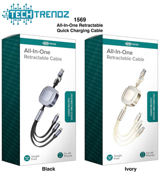 PRE-ORDER TECH All in One Retractable Cable