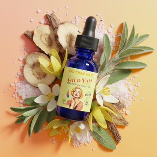 No Crap In It Magnesium Products - Wild Yam Belly Oil