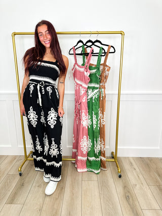 Sunset Social Lightweight Avery Mae Jumpsuit