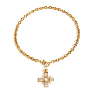 PRE-ORDERLAU Jenna Diamond Cross Necklace