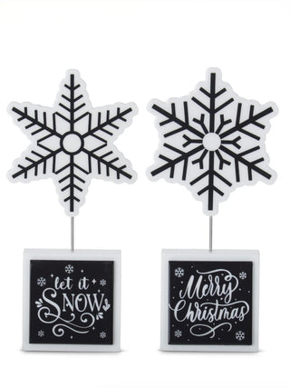 Winter Tower Tidings Wood Decor - 2 options!