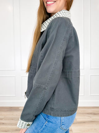 Wouldn't Change a Thing Cotton Long Sleeve Avery Mae Jacket - Multiple Colors
