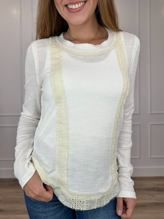 POL Stay Classy Ribbed Long Sleeve Top - Multiple Colors