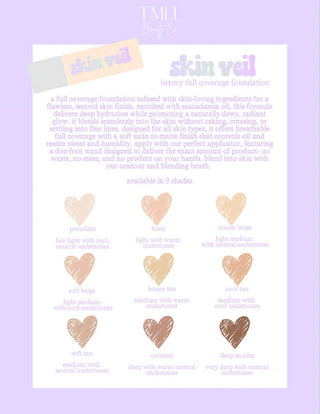 PRE-ORDER TMLL Skin Veil Luxury Full Coverage Foundation