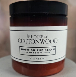 House of Cottonwood Foaming Sugar Scrub - Snow on the Beach