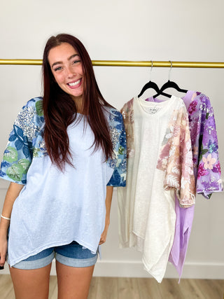 Let Them Adore You Cotton Blend Short Sleeve Avery Mae Top - 3 colors!