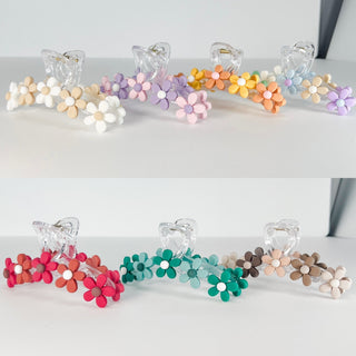 Dainty Flower Claw Clip - 7 colors!