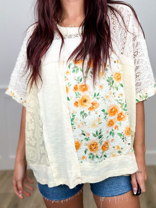 POL While You Can Cotton Blend Short Sleeve Top - 2 colors!