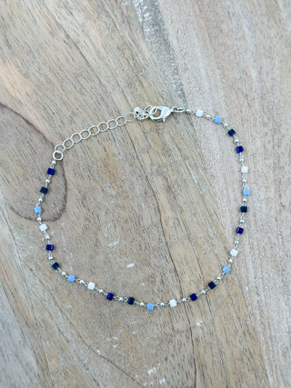 Salty Soul Silver Anklet