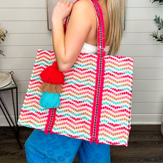 Bright Days Ahead Woven Tote Bag