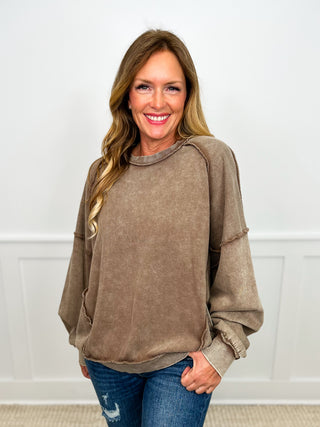 Easel Catching Cozy Cotton Long Sleeve Crewneck Sweatshirt - 4 colors!