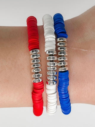 Patriotic Vibes Bracelet - 3 piece set!