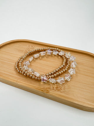 Little Shinning Star Beaded Bracelet Set - Multiple Options