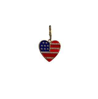 PRE-ORDER LPJ2 Flag Heart Charm