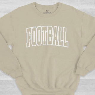 Time For Football Cotton Blend Long Sleeve Avery Mae Graphic Crewneck Sweatshirt - 6 colors!