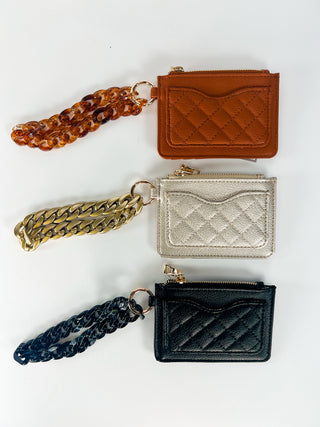 Starting Over Quilted Faux Leather Wristlet Wallet - 7 colors!