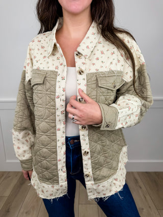 Wonderfully Peaceful Long Sleeve Avery Mae Shacket - 2 colors!