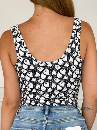Spooky Cute Avery Mae Padded Cropped Tank Top - Multiple Options
