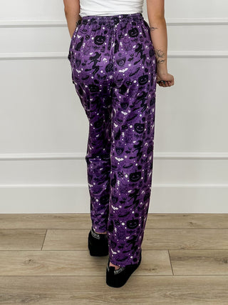 Michelle Mae The Witching Hour is Near High-Rise Lightweight Purple Bottoms