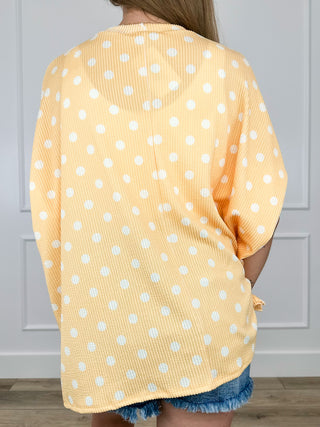 You Can Stay Ribbed Short Sleeve Avery Mae Top - Multiple Colors